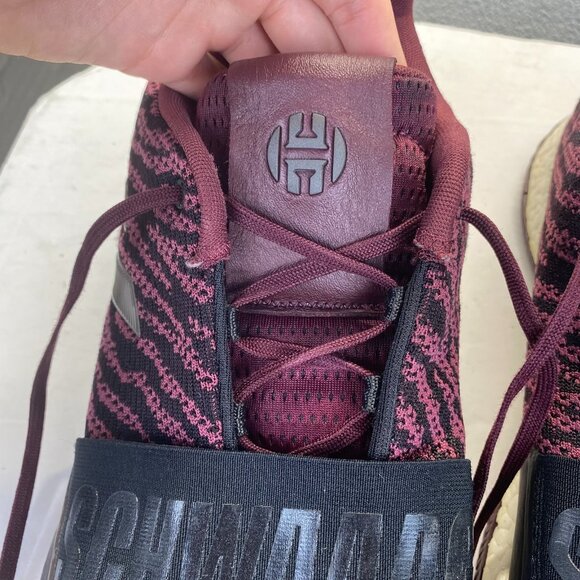 ADIDAS JAMES HARDEN VOL. 3 Playoff Maroon Mens Athletic Shoes Basketball Size 18